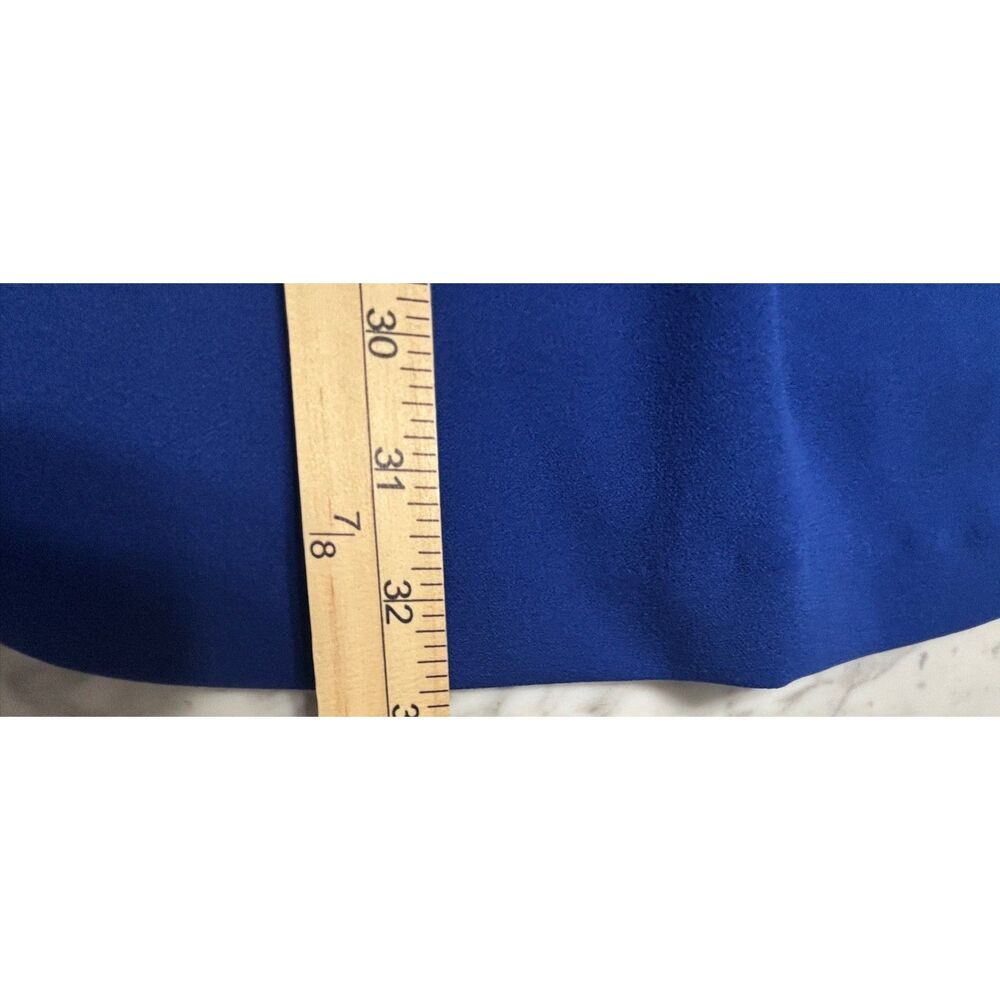 Sam Edelman Royal Blue Criss Cross Halter Mini Dress Size 6 Sleeveless 03S708 - Picture 8 of 10
